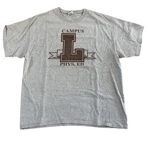 Lehigh University Vintage Collegiate Graphic T-Shirt Gray XL